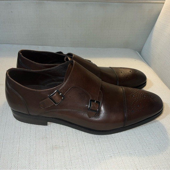 Nettleton Florence-N Double Monk Strap Cafe Size 11.5 NEW - Picture 6 of 11